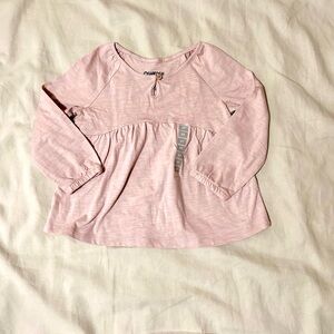 OshKosh B'gosh Pink Long Sleeve Top Sz 2T
